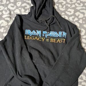 2/30$ Iron Maiden Graphic Black Hoodie